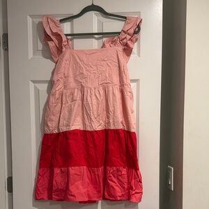 Darling Pink and Red Dress